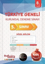 8. Sınıf Nartest 5. Kurumsal Deneme A Sözel Kitapçığı Nisan 2021