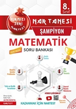 8. Sınıf Kırmızı Nar Tanesi Şampiyon Matematik Soru Bankası Altın Sorular