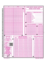 Optik Form 7108 4 Şık 20 Soru Lgs