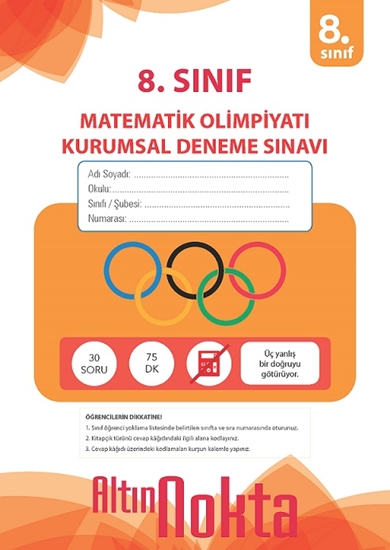 8. Sınıf Matematik Olimpiyatı Kurumsal Deneme Sınavı