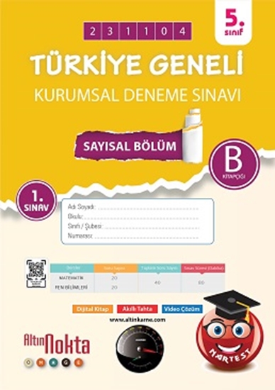Nartest 5. Sınıf 1. Kurumsal Deneme Kasım B Say Kod 231104
