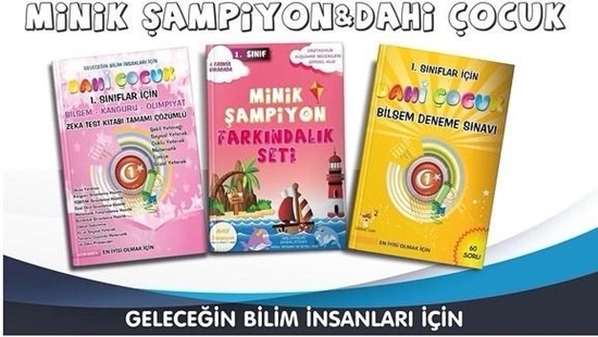 resm 1. SINIF MİNİK ŞAMPİYON VE DAHİ ÇOCUK SETİ