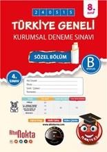 Nartest 8. Sınıf 4. Kurumsal Deneme Mayıs B Söz Kod 240515