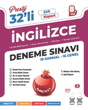 8. Sınıf Prestij İngilizce 32'li Deneme Sınavı