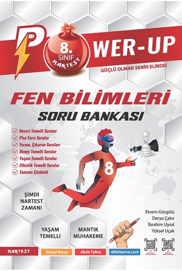 8. Sınıf Power - Up Fen Bilimleri Soru Bankası Kırmızı