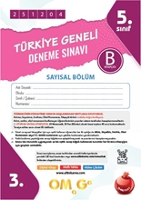 5. Sınıf Türkiye Geneli Ds Aralık B Say Kod 251204