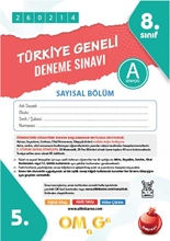 8. Sınıf Türkiye Geneli Ds Şubat A Say Kod 260214