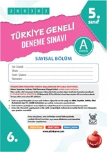 5. Sınıf Türkiye Geneli Ds Mart A Say Kod 260302