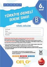 6. Sınıf Türkiye Geneli Ds Nisan B Söz Kod 260407