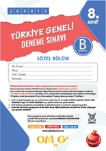 8. Sınıf Türkiye Geneli Ds Nisan B Söz Kod 260415