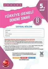 Nartest 5. Sınıf 8. Türkiye Geneli Ds Mayıs B Say Kod 260504