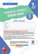 Nartest 7. Sınıf 8. Türkiye Geneli Ds Mayıs B Söz Kod 260511