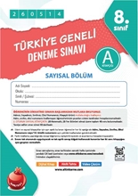 Nartest 8. Sınıf 8. Türkiye Geneli Ds Mayıs A Say Kod 260514