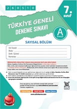 Nartest 7. Sınıf 8. Türkiye Geneli Ds Mayıs A Say Kod 260510