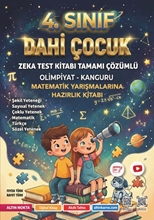 4. Sınıf Dahi Çocuk Kanguru Olimpiyat Zeka Kitabı