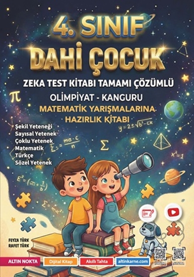 4. Sınıf Dahi Çocuk Kanguru Olimpiyat Zeka Kitabı